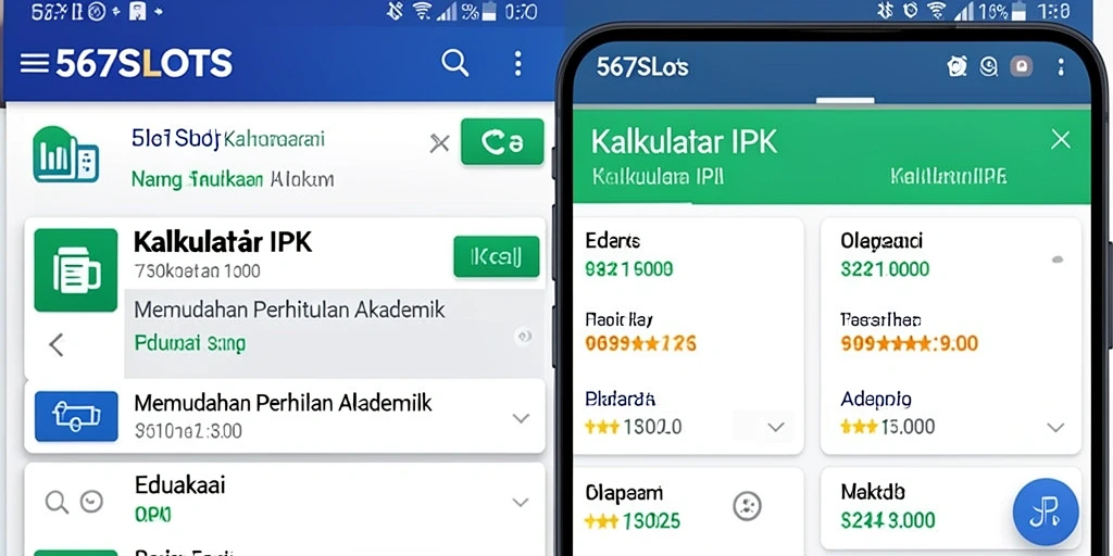 Antarmuka pengguna 567SLOTS yang intuitif untuk Kalkulator IPK.